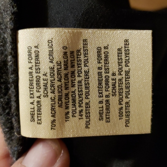 Moth grey lace back sleeveless mock neck top - Picture 8 of 8